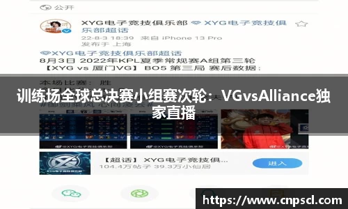 训练场全球总决赛小组赛次轮：VGvsAlliance独家直播